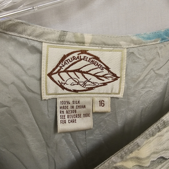 Slip-On Dress Orchid Pattern Natural Elements - Picture 7 of 17